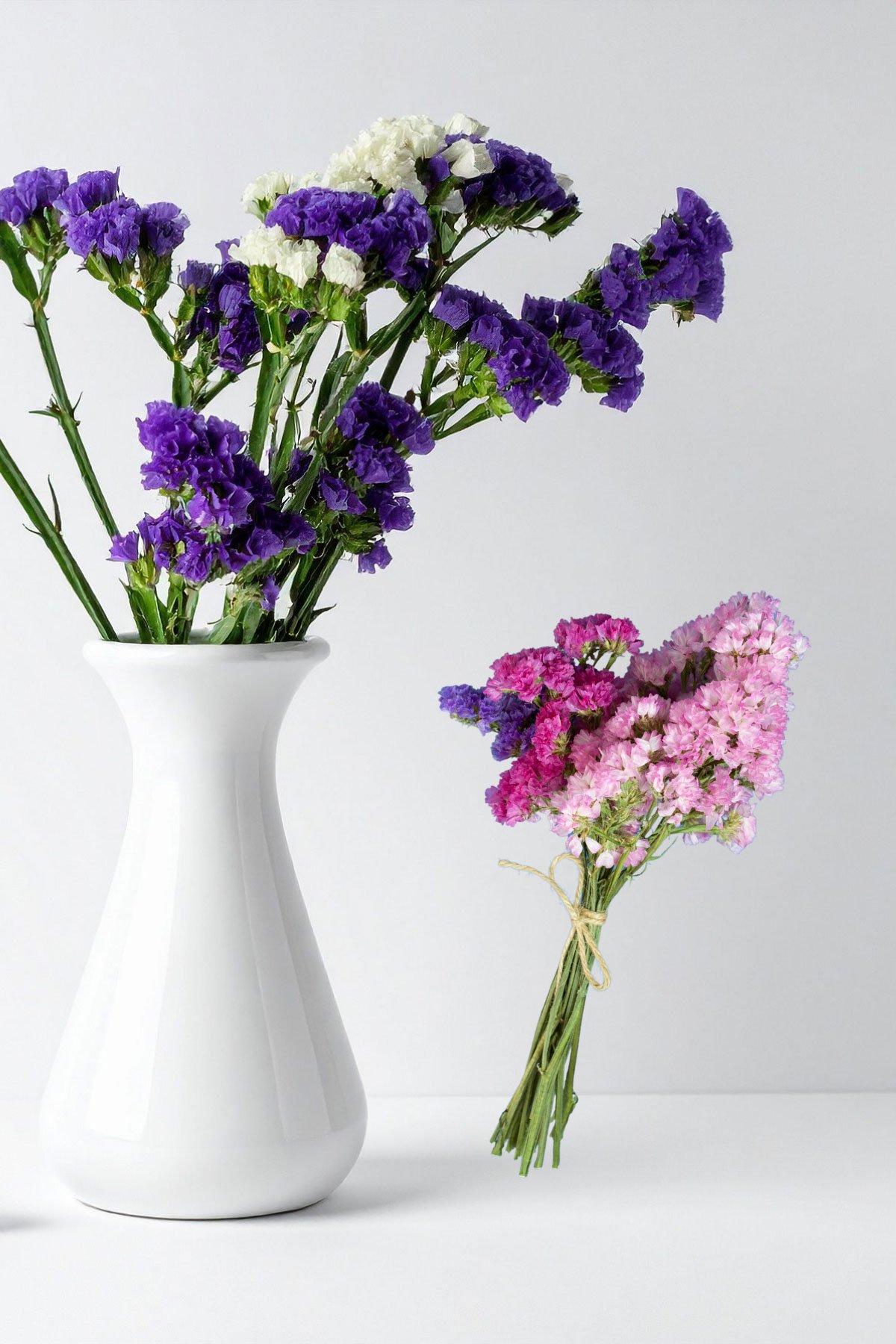 statice is a great cut flower and can be dried too